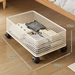 Under-Bed Storage Basket Metal Wire Breathable Open-Grid