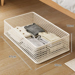Under-Bed Storage Basket Metal Wire Breathable Open-Grid