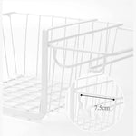 Under-Cabinet Stemware Rack Iron No-Drill Space-Saving