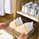 Under-Desk Drawer Organizer Dust-Proof Plastic Optional Grid Dividers