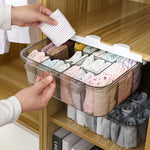Under-Desk Drawer Organizer Dust-Proof Plastic Optional Grid Dividers