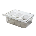Under-Desk Drawer Organizer Dust-Proof Plastic Optional Grid Dividers