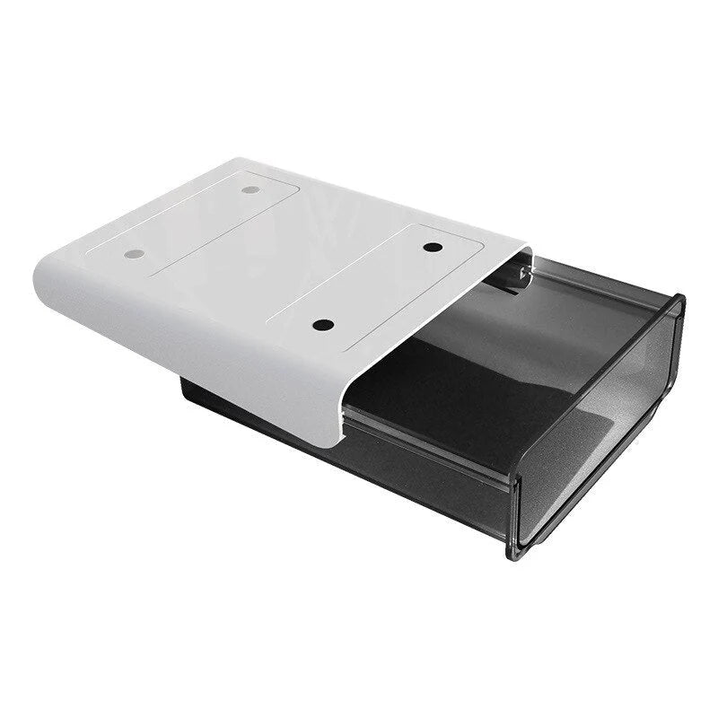 Under Desk Drawer Self-Adhesive Transparent Storage