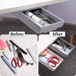 Under-Desk Drawer Slim Self-Adhesive Concealed Storage