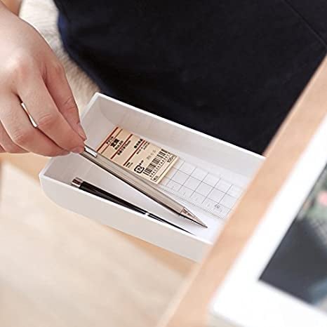 Under-Desk Drawer Slim Self-Adhesive Concealed Storage