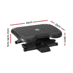 Under-Desk Foot Rest Adjustable Tilt Acupressure Surface & Non-Slip Base