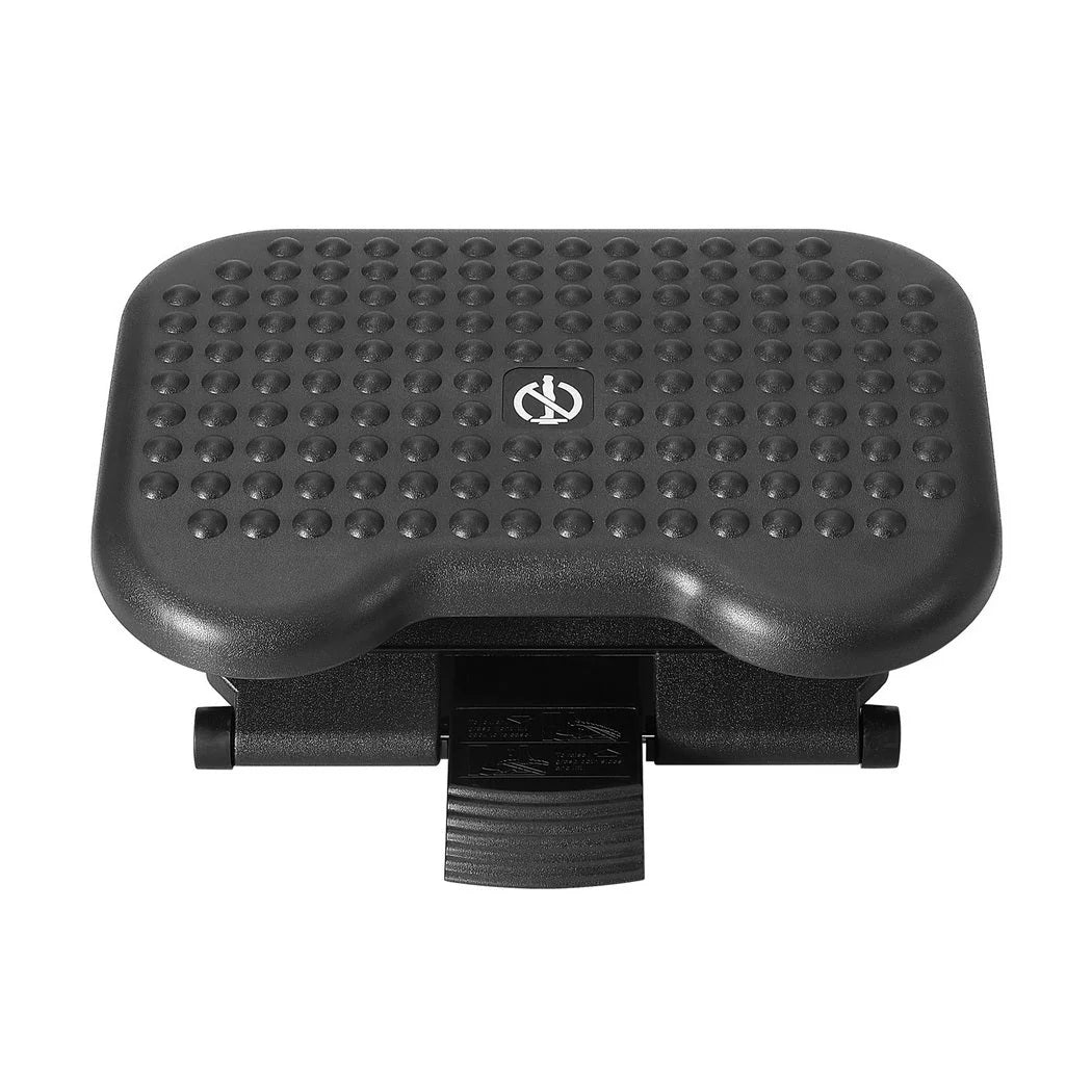 Under-Desk Foot Rest Adjustable Tilt Acupressure Surface & Non-Slip Base