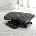 Under-Desk Foot Rest Adjustable Tilt & Acupressure Top Non-Slip Base