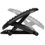 Under-Desk Foot Rest Adjustable Tilt & Acupressure Top Non-Slip Base