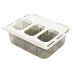 Under-Desk Sock Organizer Hidden Slide-Out Dust-Resistant
