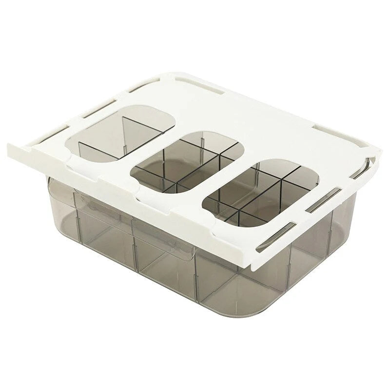 Under-Desk Sock Organizer Hidden Slide-Out Dust-Resistant