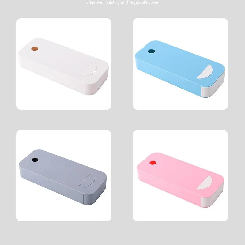 Under-Desk Storage Box Adhesive-Mount Reusable Mark-Free Adhesive