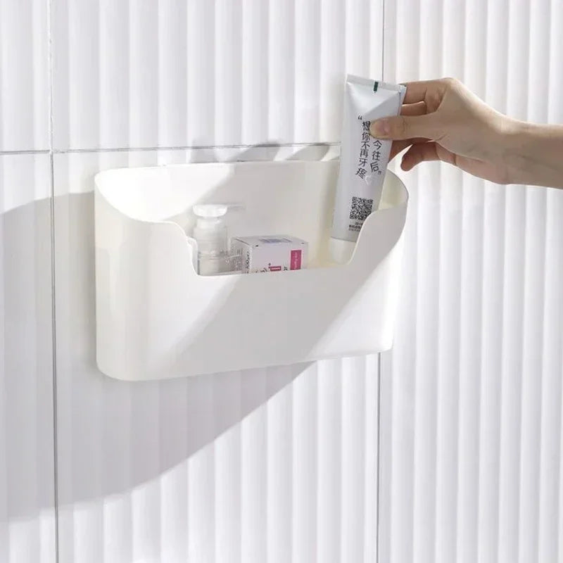 Under Sink Organizer Adhesive Mount Space-Saving