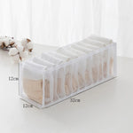 Underwear & Socks Drawer Organizer 2-Pack Multi-Compartment Foldable