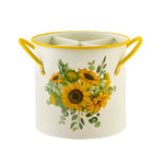 Utensil Holder Enamel Cast Iron Internal Divider