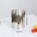 Utensil Holder Stainless Steel Space-Saving Countertop Organizer