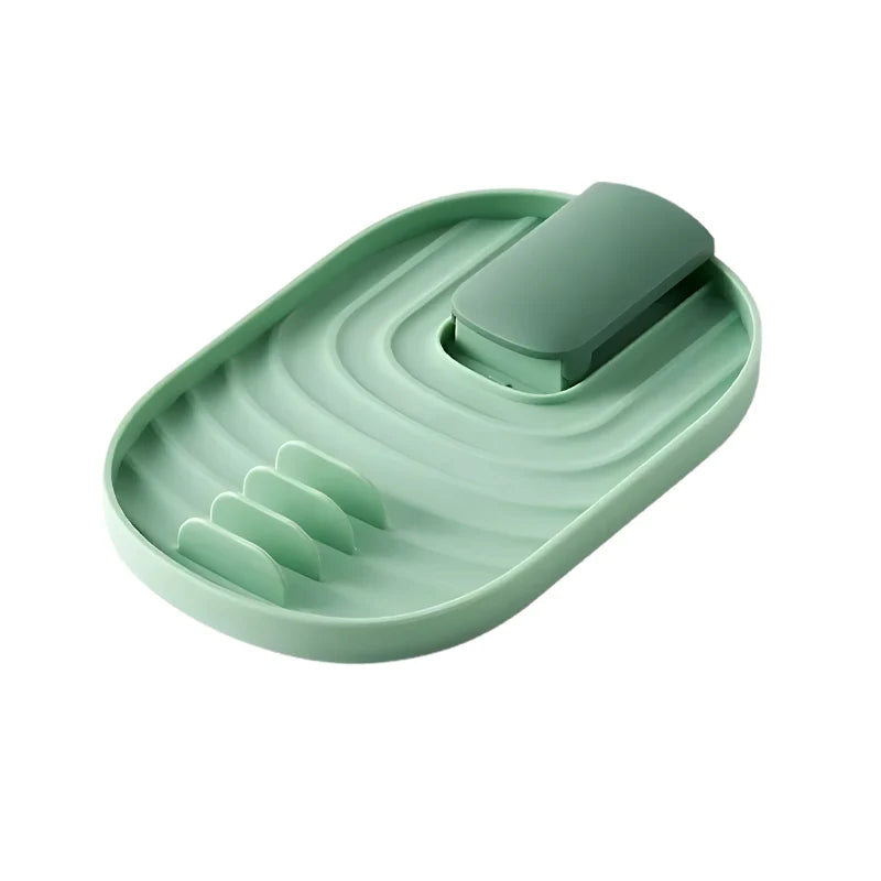 Utensil & Lid Holder Foldable Space-Saving Spill-Free