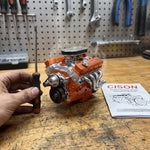 V8 Engine Kit Working Gasoline-Powered CNC-Machined Metal