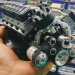 V8 Engine Kit Working Gasoline-Powered CNC-Machined Metal