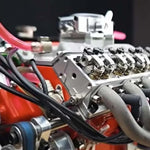 V8 Engine Kit Working Gasoline-Powered CNC-Machined Metal
