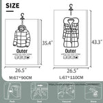 Vacuum Storage Bags Hanging Space-Saving Dustproof & Moisture-Resistant