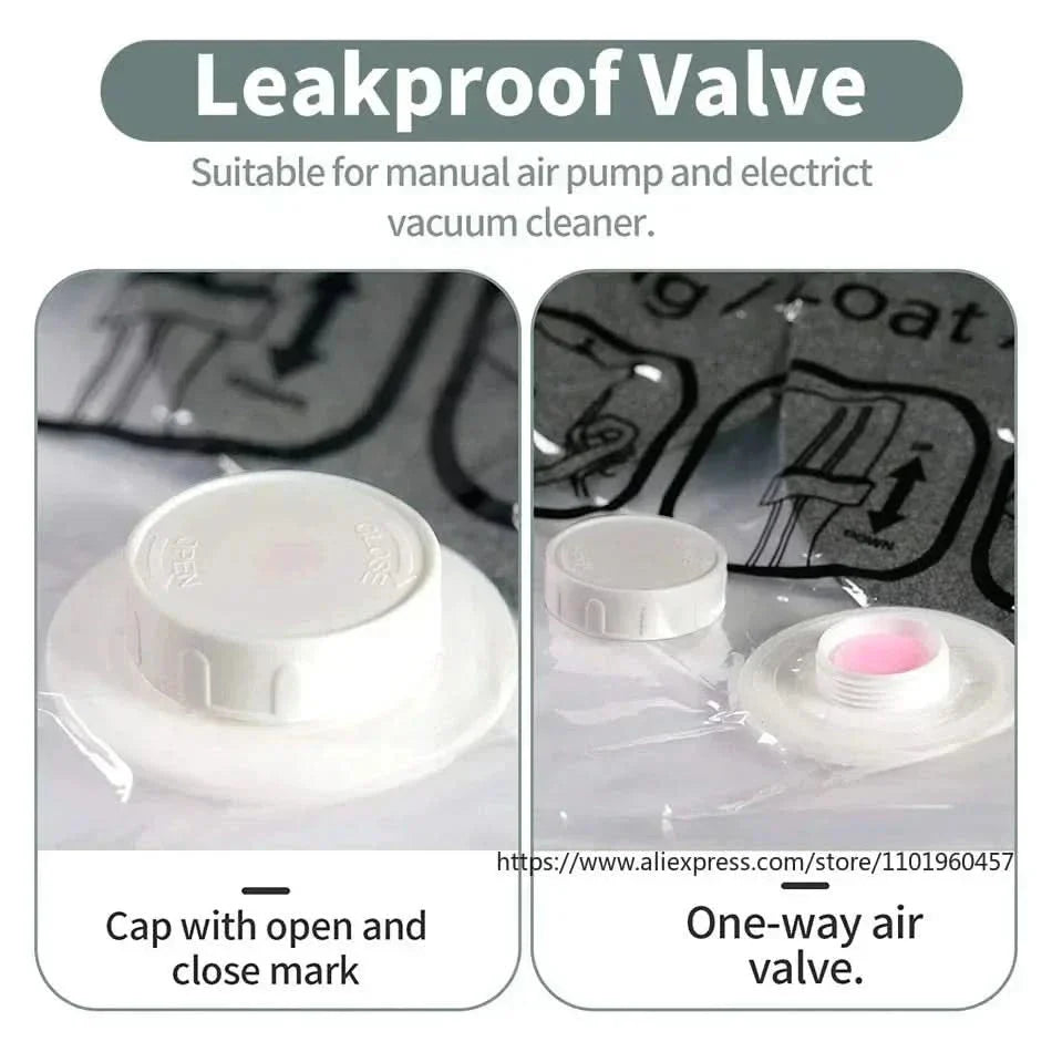 Vacuum Storage Bags Hanging Space-Saving Dustproof & Moisture-Resistant