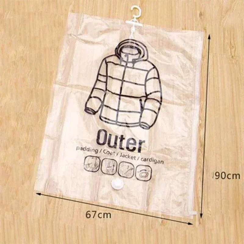 Vacuum Storage Bags Space-Saving Airtight Reusable