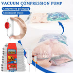 Vacuum Storage Bags Space-Saving Compression Double-Seal Valve