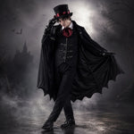 Vampire Costume Classic Halloween Men & Women XL Sizing