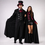 Vampire Costume Classic Halloween Men & Women XL Sizing