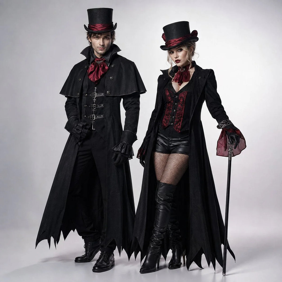 Vampire Costume Classic Halloween Style Easy To Wear