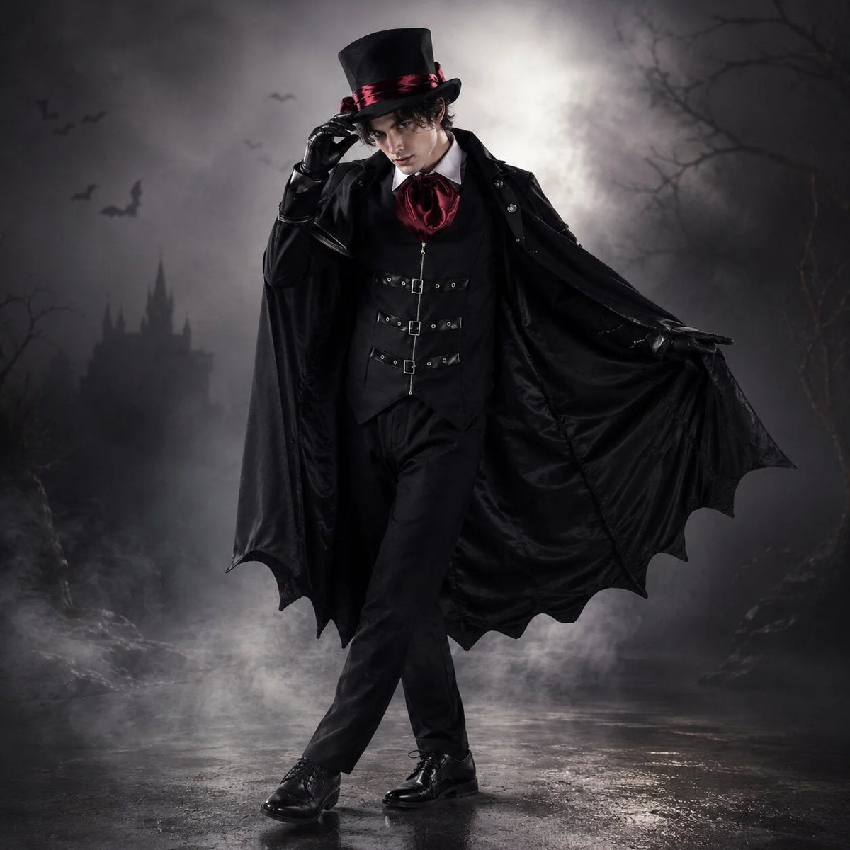 Vampire Costume Classic Halloween Unisex