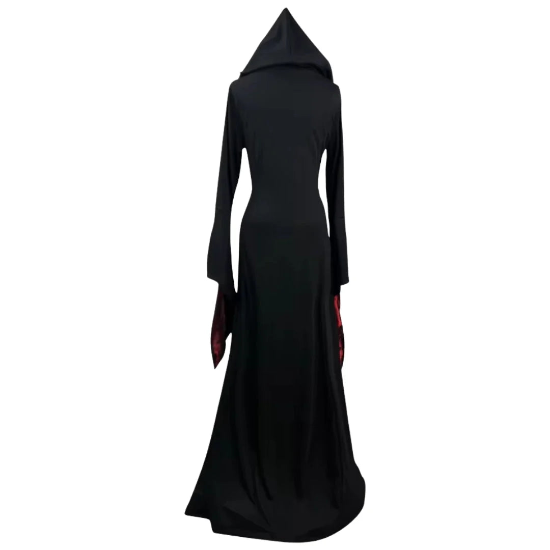 Vampire Costume Dress & Cape Gothic Red