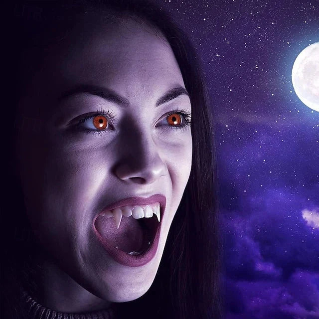 Vampire Fangs Retractable Non-Toxic Resin