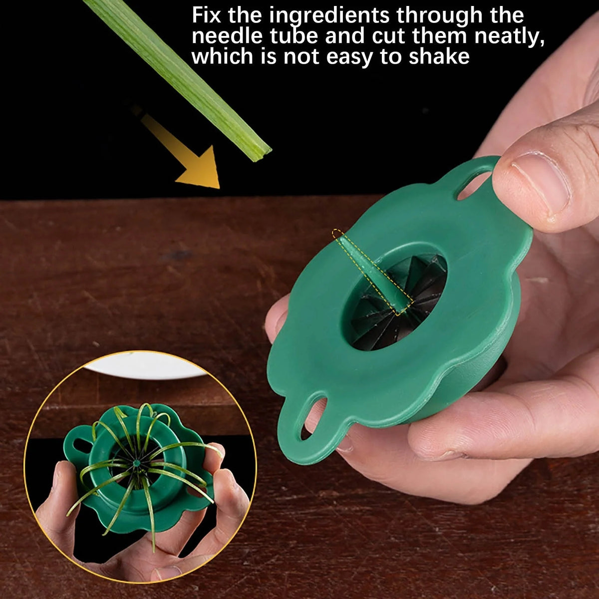 Vegetable Chopper 12-Blade Stainless Steel Easy-Grip Handle