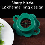 Vegetable Chopper 12-Blade Stainless Steel Easy-Grip Handle