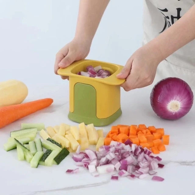 Vegetable Chopper Hand-Pressed Silicone