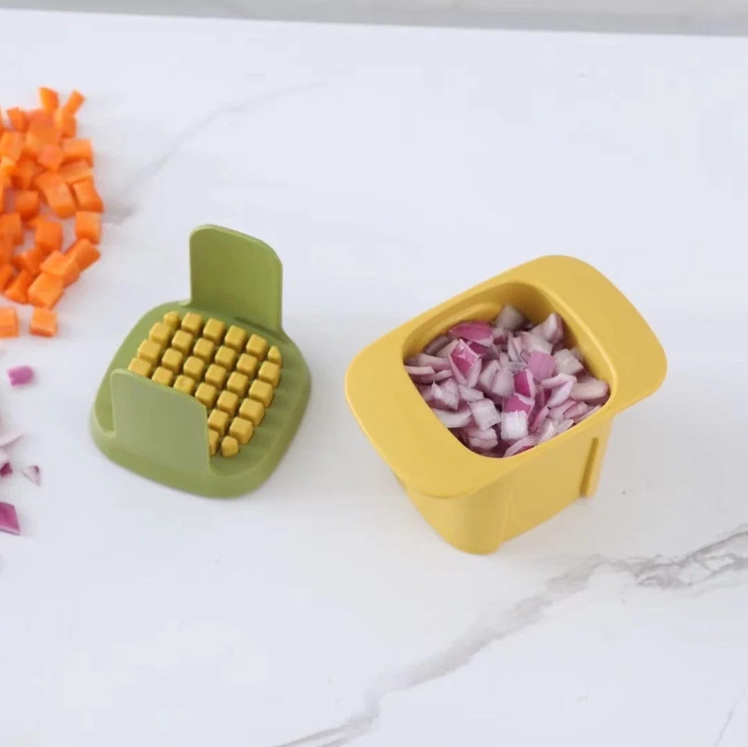 Vegetable Chopper Hand-Pressed Silicone