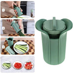 Vegetable Chopper Manual Pump Chop Slice & Dice