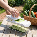 Vegetable Chopper Stainless Steel Blades Set of 8 With Container