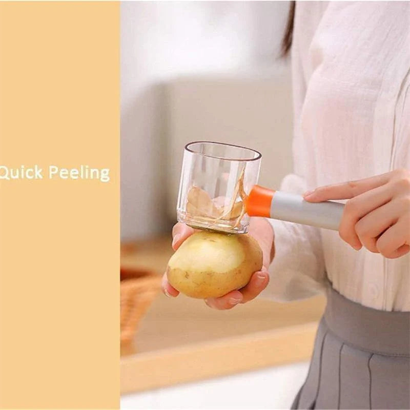 Vegetable & Fruit Peeler Stainless Steel Blade Ergonomic Grip