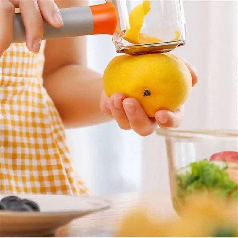 Vegetable & Fruit Peeler Stainless Steel Blade Ergonomic Grip