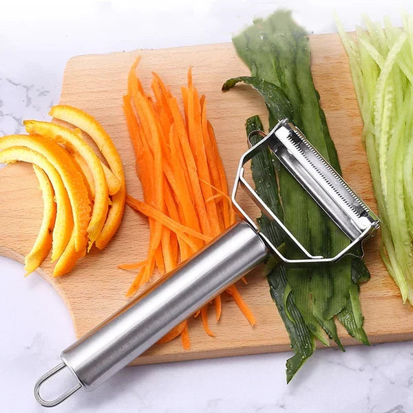 Vegetable Peeler Dual-Blade Peel & Julienne Dishwasher-Safe