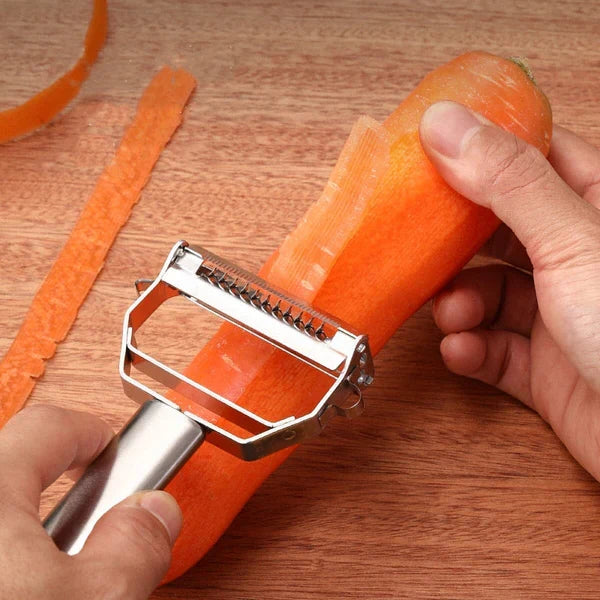 Vegetable Peeler Dual-Blade Peel & Julienne Dishwasher-Safe