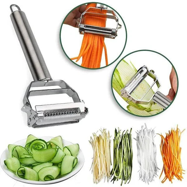 Vegetable Peeler Dual-Blade Peel & Julienne Dishwasher-Safe