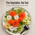 Vegetable Peeler Stainless Steel Spiral Rose Maker