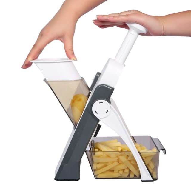 Vegetable Slicer 5-In-1 Adjustable Thickness Dishwasher-Safe