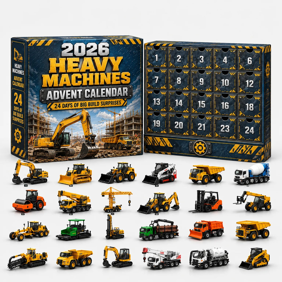Vehicle Advent Calendar 24 Cast Metal Models