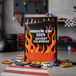 Vehicle Advent Calendar 24 Miniature Cars Die-Cast Metal & Plastic