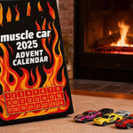 Vehicle Advent Calendar 24 Miniature Cars Die-Cast Metal & Plastic